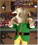 Clumsy the Elf - Mr. TurkeyHead