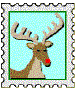 A stamp with Rudolph