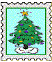 A Christmas Tree stamp