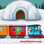 a joke about a train and an igloo