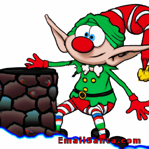 joke about elf beside a chimney
