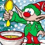 joke about elf eating snowflakes for breakfast