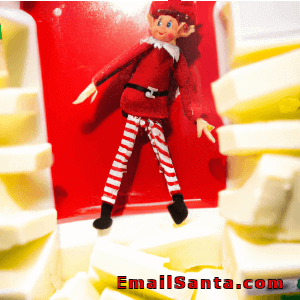 elf on the shelf in butter