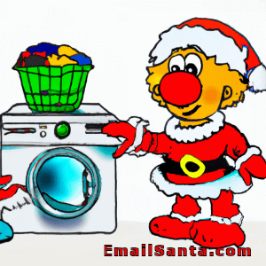 mrs claus laundry yuletide