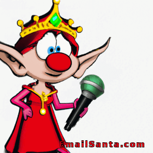queen elf and microphone