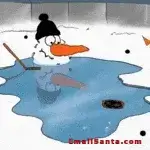 a snowman joke about ice rinks