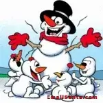 a snowman joke about being tickled