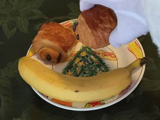 photo of treats for Santa