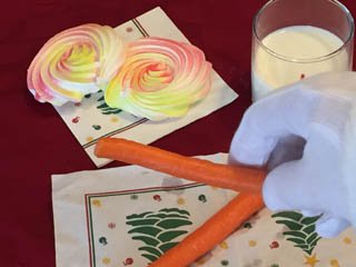 photo of treats for Santa