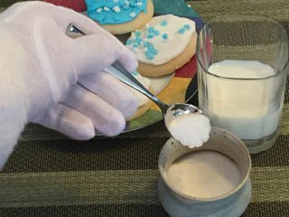 photo of treats for Santa