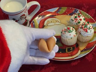 photo of treats for Santa