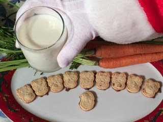 photo of treats for Santa