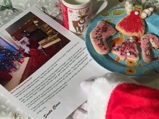 photo of treats for Santa