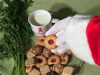 photo of treats for Santa