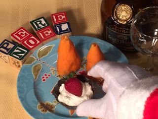 photo of treats for Santa