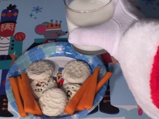 photo of treats for Santa