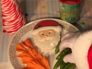 photo of treats for Santa