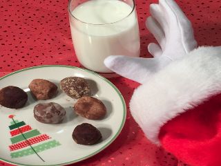photo of treats for Santa