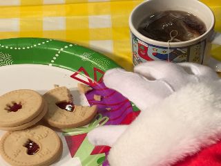 photo of treats for Santa